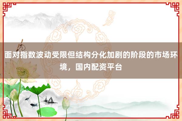 面对指数波动受限但结构分化加剧的阶段的市场环境，国内配资平台